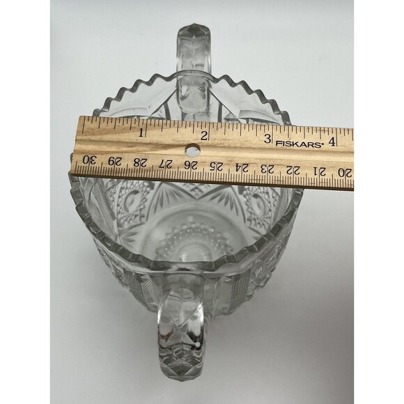 Vintage 1930s Imperial Glass Clear Mogul Variant Mini Open Sugar EAPG Dish - Picture 5 of 6